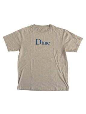 Dime Grey Logo T-Shirt - Casual Everyday Tee